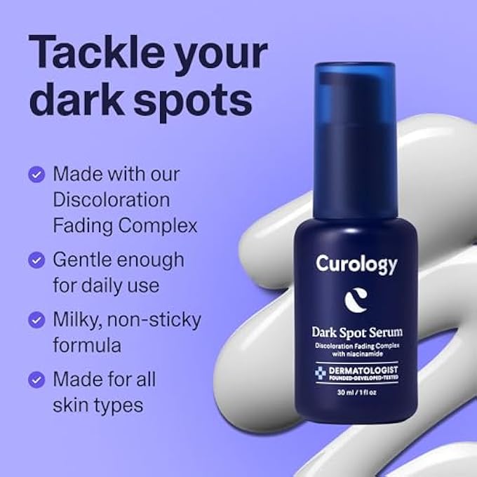 Curology DARK SPOT SERUM, DISCOLORATION FADING COMPLEX WITH NIACINAMIDE, FACIAL SERUM FOR POST ACNE MARKS AND SUNSPOTS, 1 FL OZ - Image 3